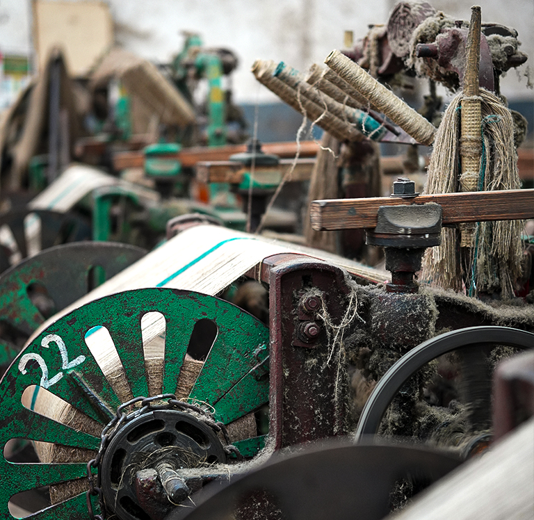 Construction site with cranes