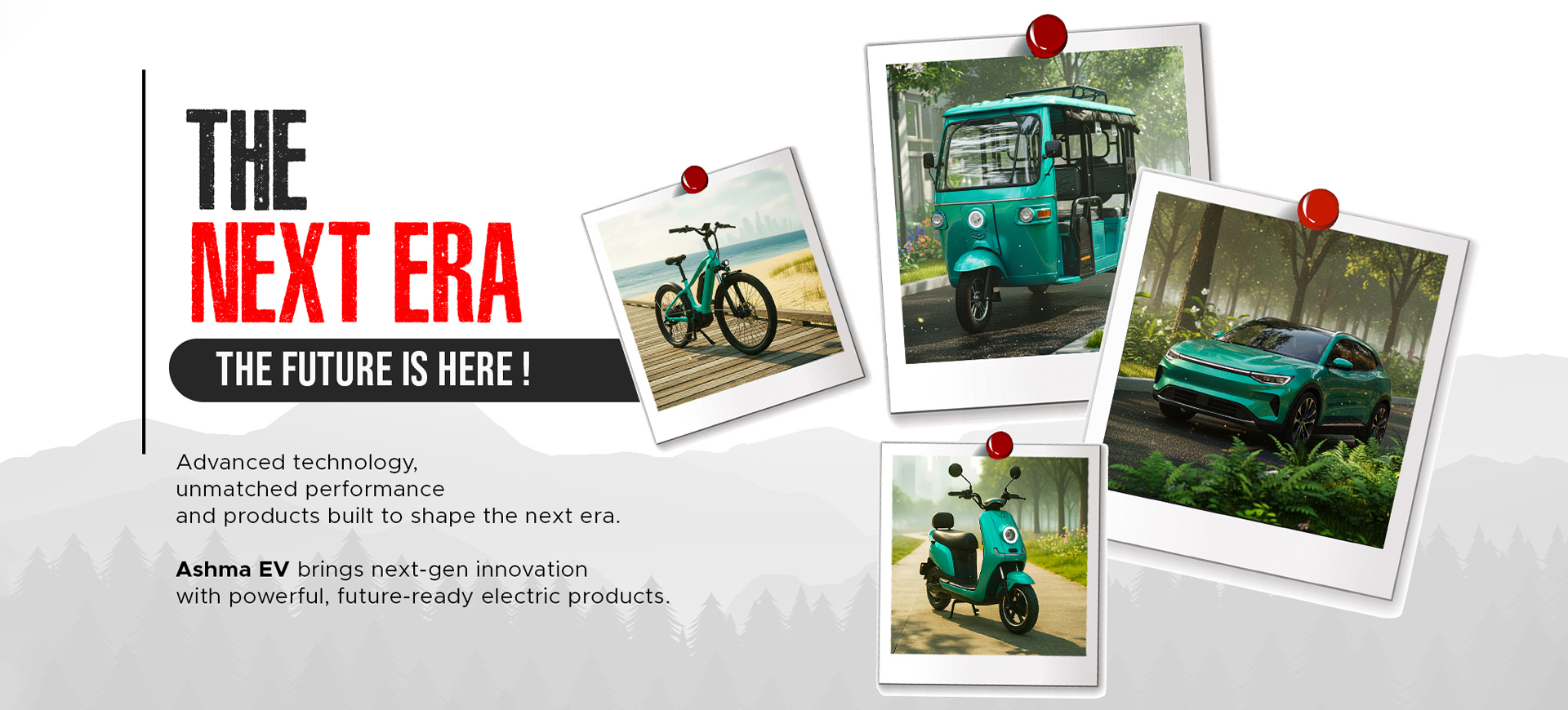 Futuristic product showcase for desktop view